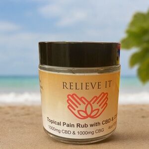 Hemp Infused Pain Cream organic and all natural ingredients.